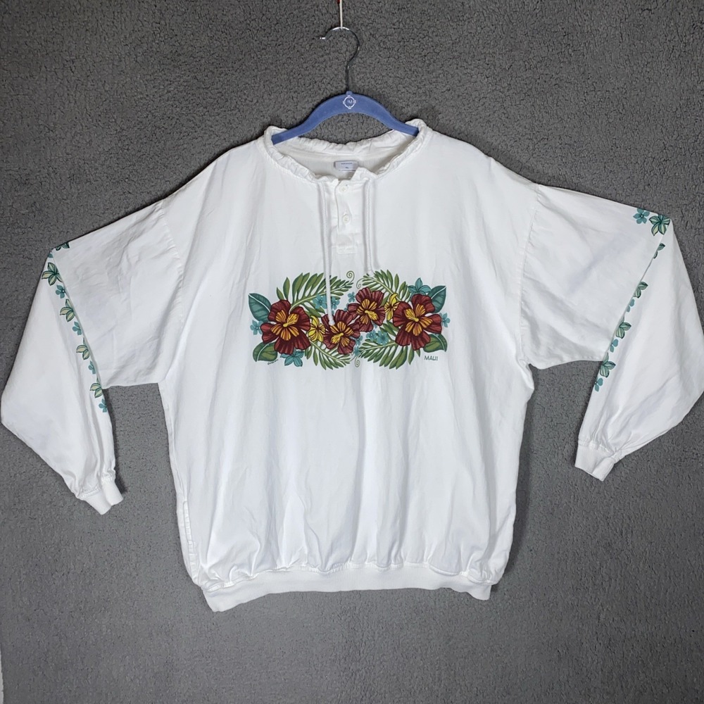 VTG Crazy Shirts Hawaii Women's Sz XL Casual Weekend Resort Beach Maui